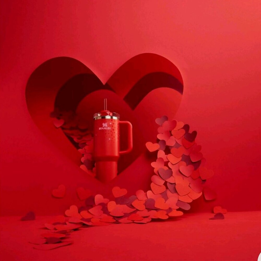STANLEY Valentine Ruby Hearts Tumbler